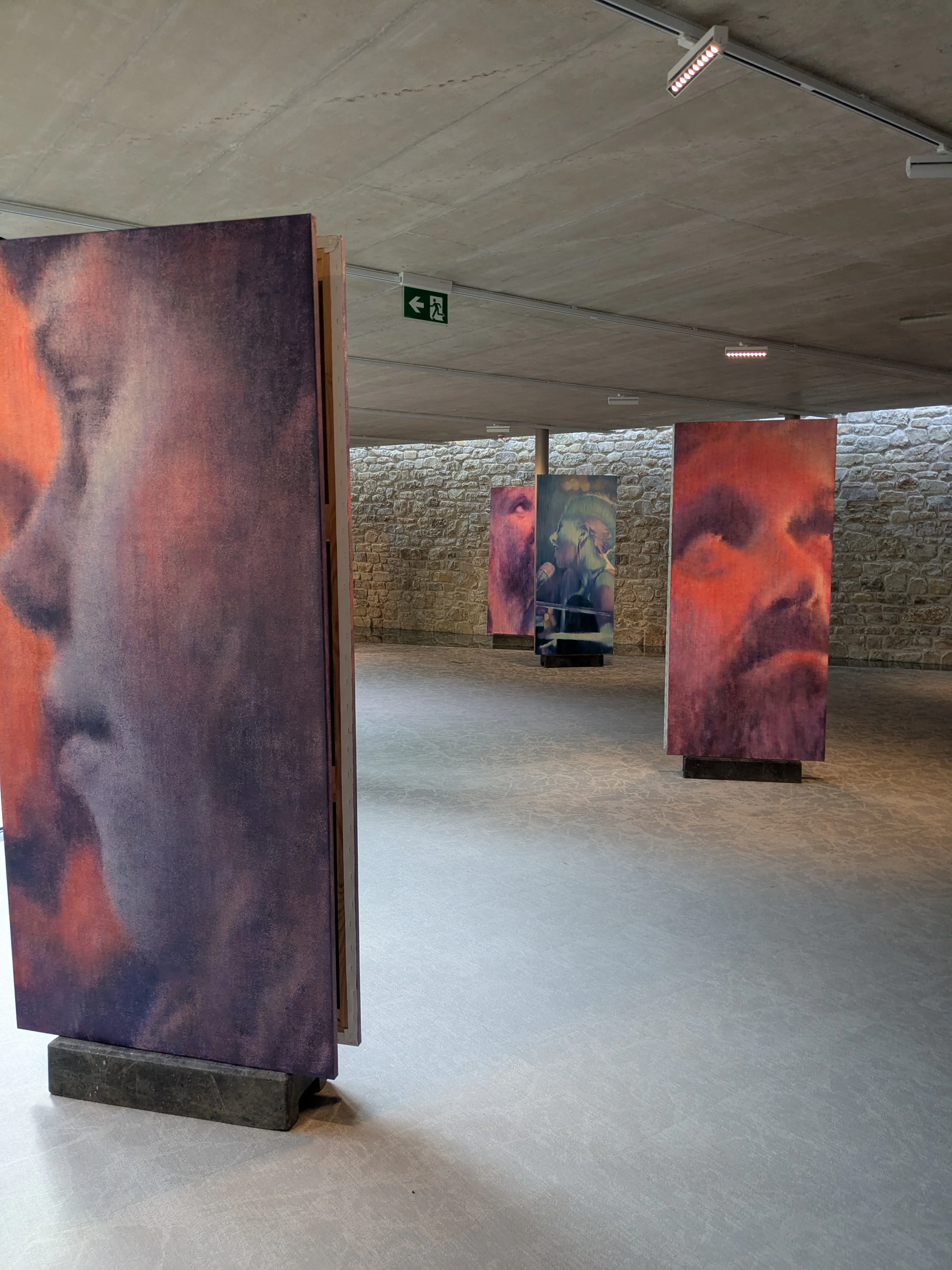 Contemporary art exhibition at Konrāda kvartāls in Cēsis